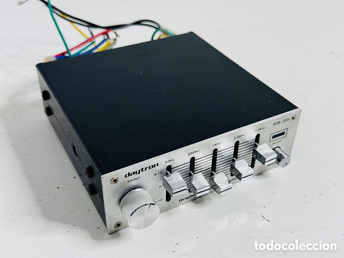 Segunda mano: Daytron EB-55 Rare Retro Car Graphic Equalizer Amplifier 1980s - Foto 3