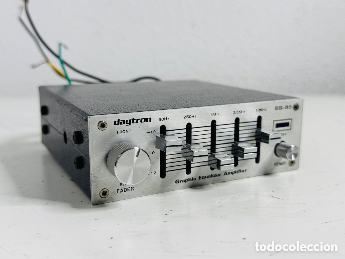 Segunda mano: Daytron EB-55 Rare Retro Car Graphic Equalizer Amplifier 1980s - Foto 4