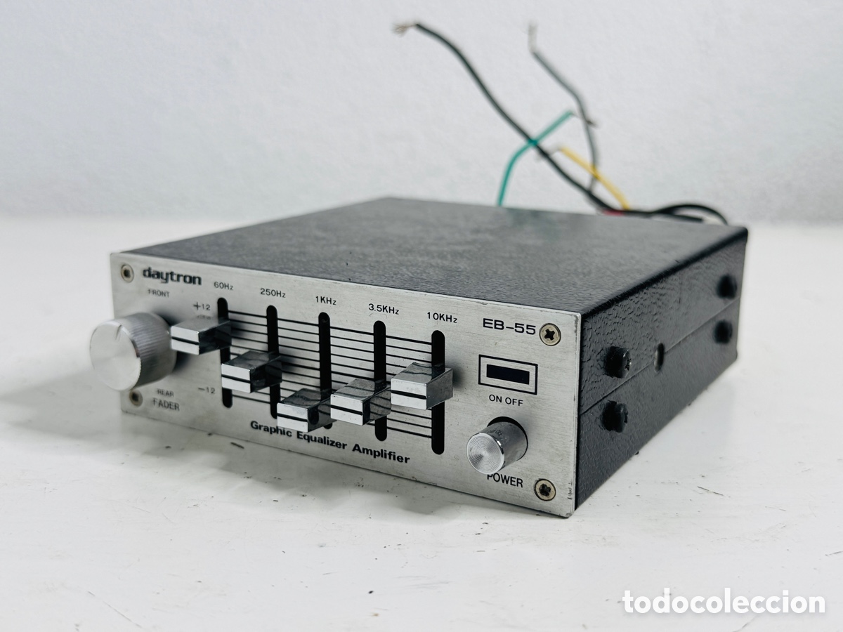 Segunda mano: Daytron EB-55 Rare Retro Car Graphic Equalizer Amplifier 1980s - Foto 6