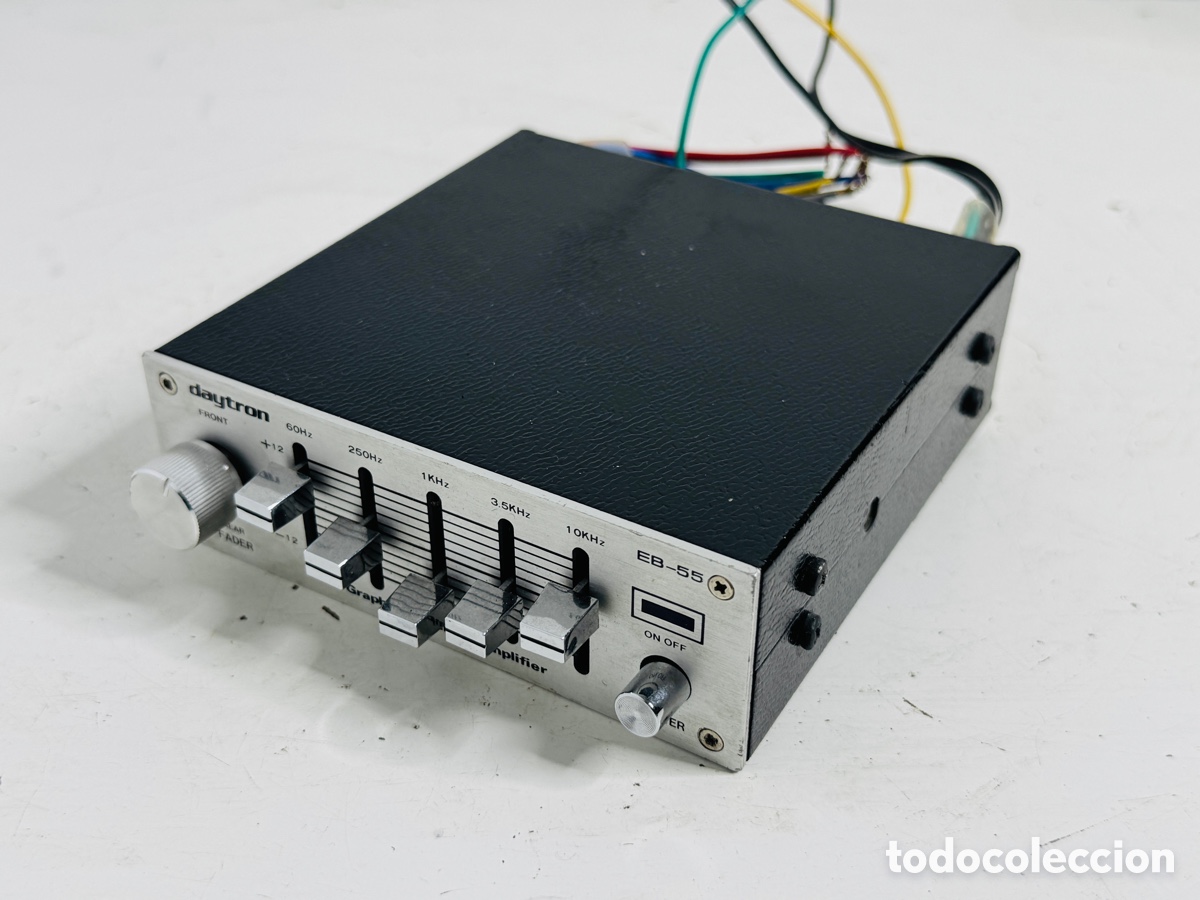 Segunda mano: Daytron EB-55 Rare Retro Car Graphic Equalizer Amplifier 1980s - Foto 7