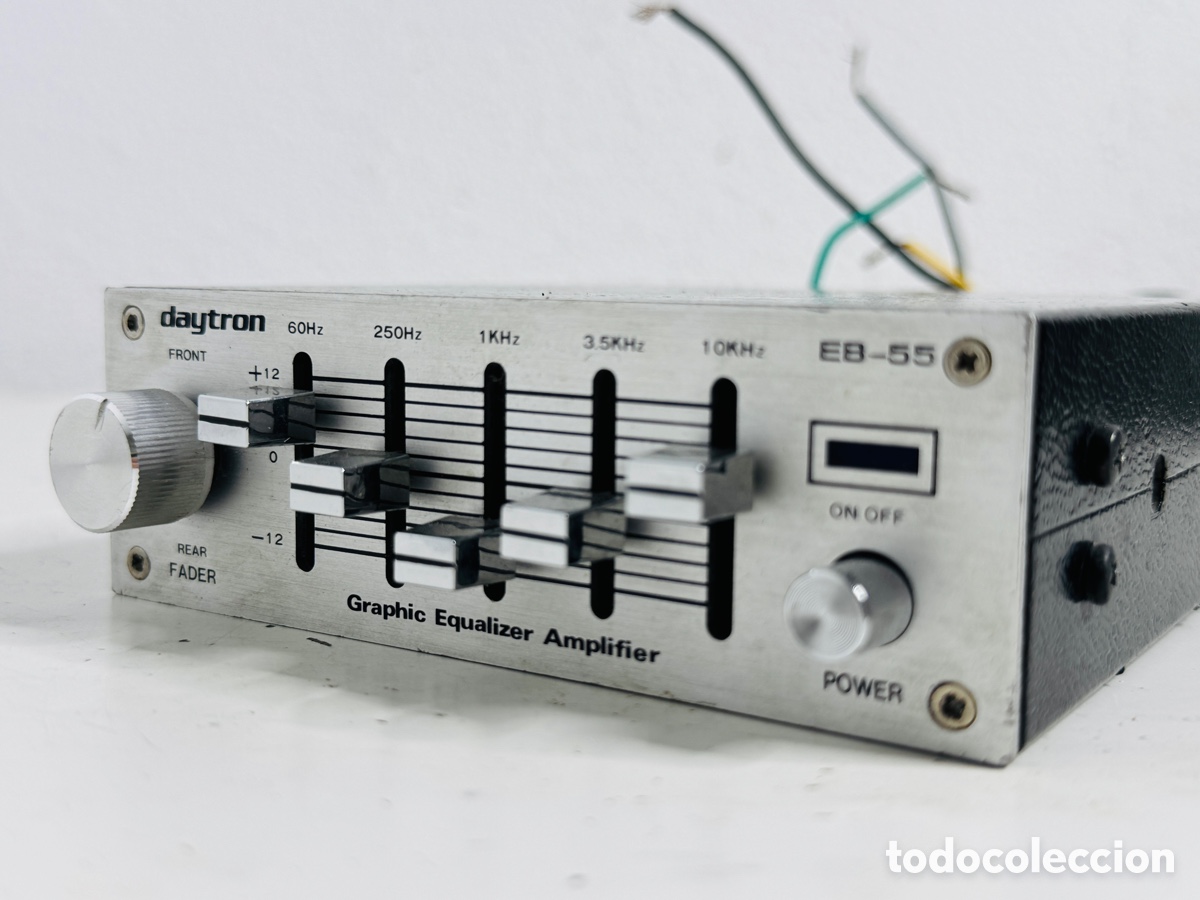 Segunda mano: Daytron EB-55 Rare Retro Car Graphic Equalizer Amplifier 1980s - Foto 8