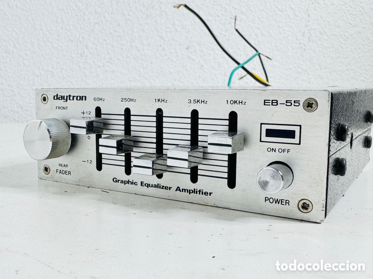 Segunda mano: Daytron EB-55 Rare Retro Car Graphic Equalizer Amplifier 1980s - Foto 9