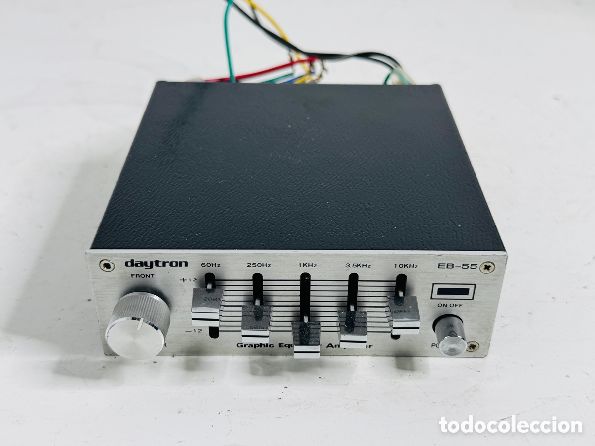 Segunda mano: Daytron EB-55 Rare Retro Car Graphic Equalizer Amplifier 1980s - Foto 1