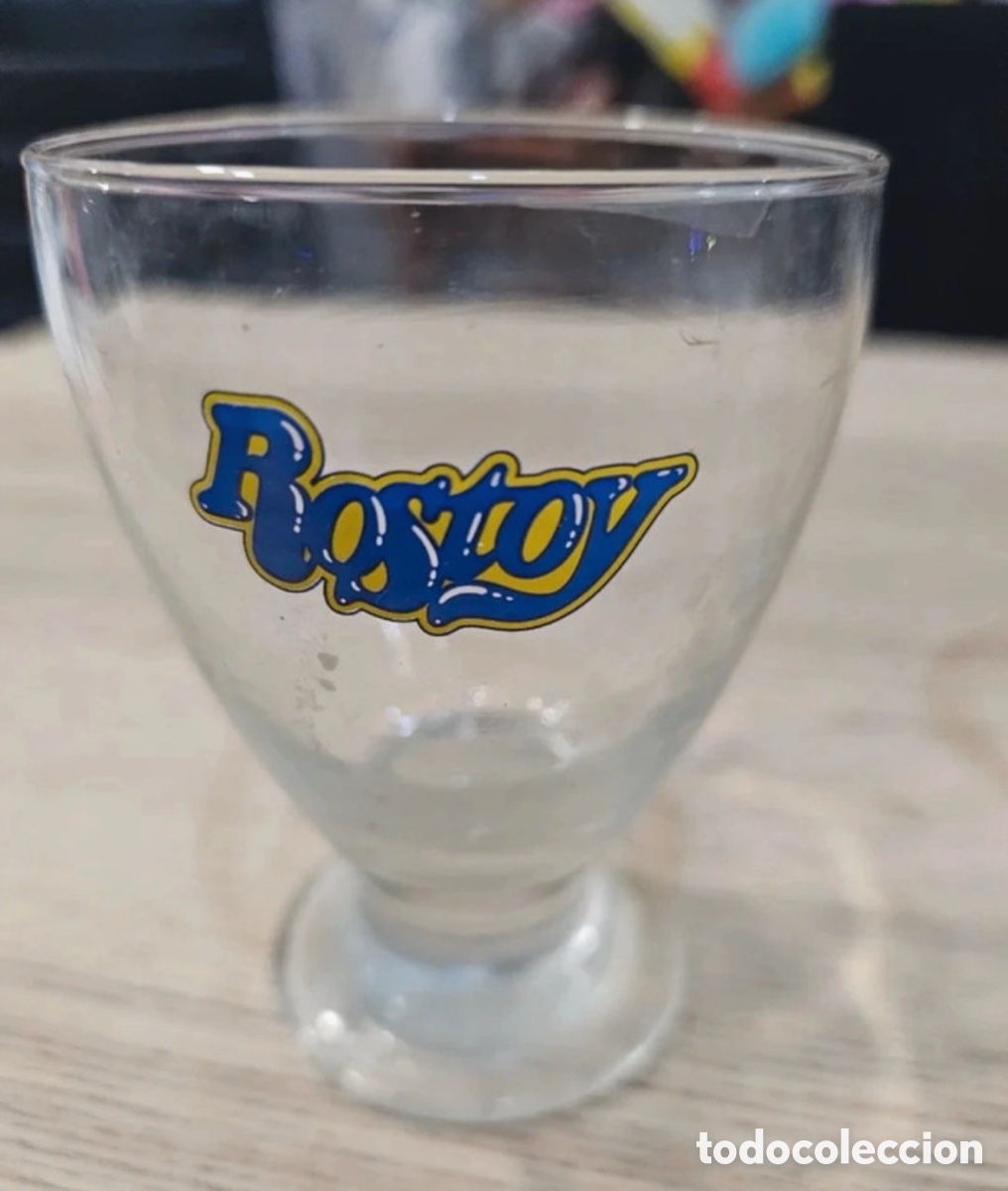 Segunda mano: Lote de cinco copas antiguas de zumo Rostoy - Foto 2