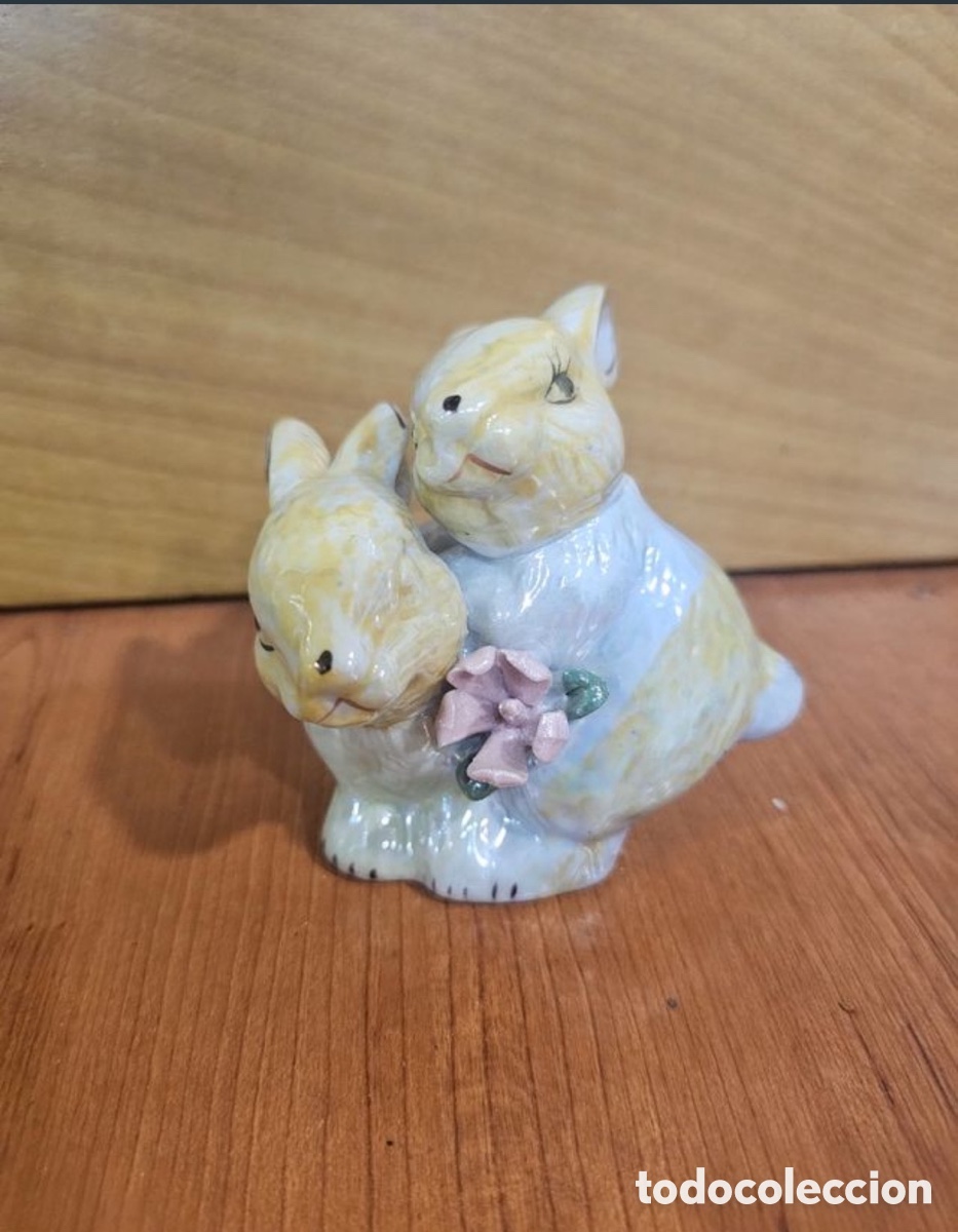 Segunda mano: Conejitos de porcelana - Foto 1