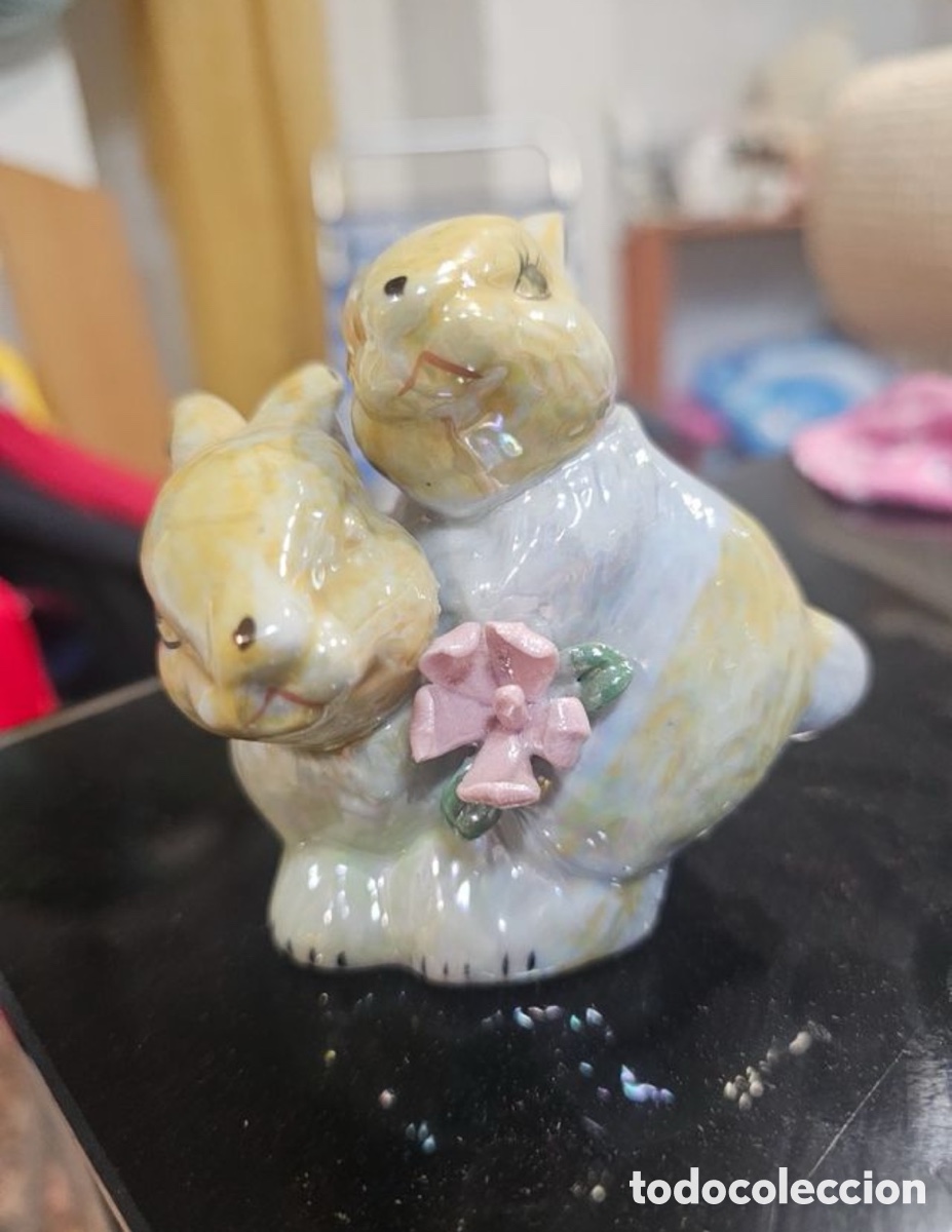 Segunda mano: Conejitos de porcelana - Foto 4