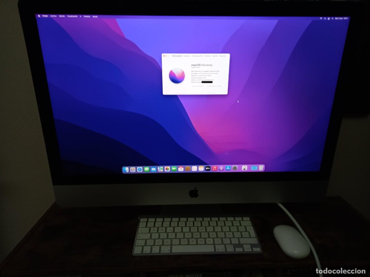 Segunda mano: Apple iMac 27 (i7/32GB RAM/AMD/3TB) - Foto 1