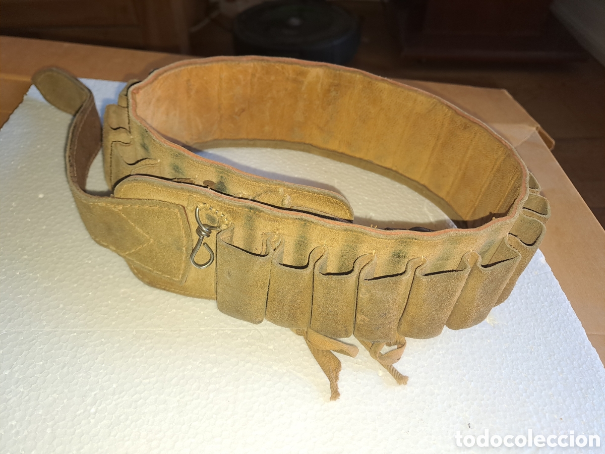Segunda mano: Cartuchera de caza de cuero - Foto 1