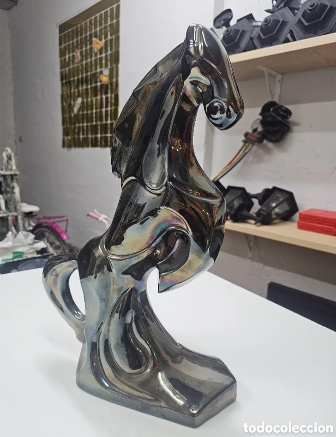 Segunda mano: Figura de caballo rampante - Foto 2