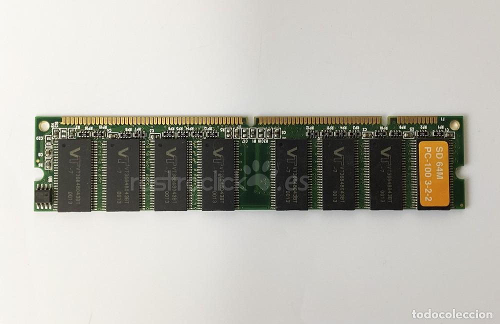 Segunda mano: M&oacute;dulo de memoria SDRAM 64M PC-100 3-2-2 - Foto 1