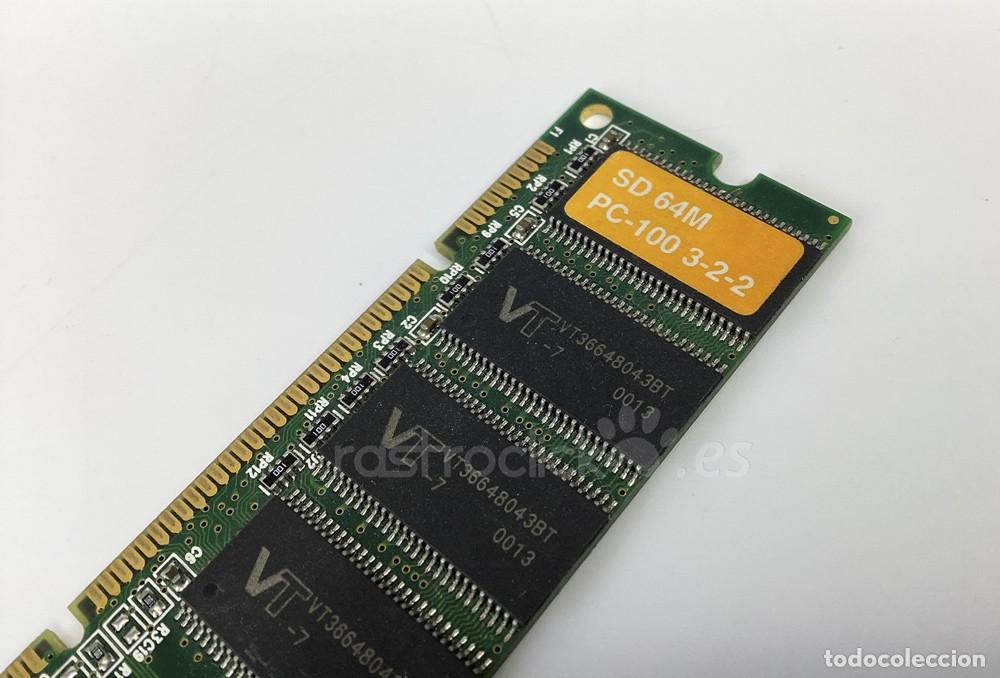 Segunda mano: M&oacute;dulo de memoria SDRAM 64M PC-100 3-2-2 - Foto 2