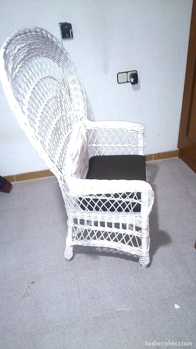 Segunda mano: GRAN SILLA DE ENEA O NAT&Aacute;N BLANCO. EXCELENTE . - Foto 3