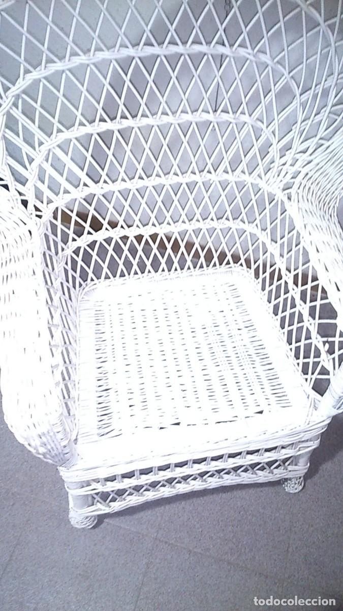 Segunda mano: GRAN SILLA DE ENEA O NAT&Aacute;N BLANCO. EXCELENTE . - Foto 5
