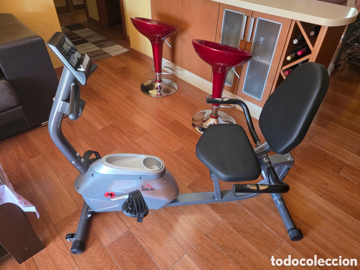 Segunda mano: Bicicleta est&aacute;tica reclinada HOMCOM. - Foto 5