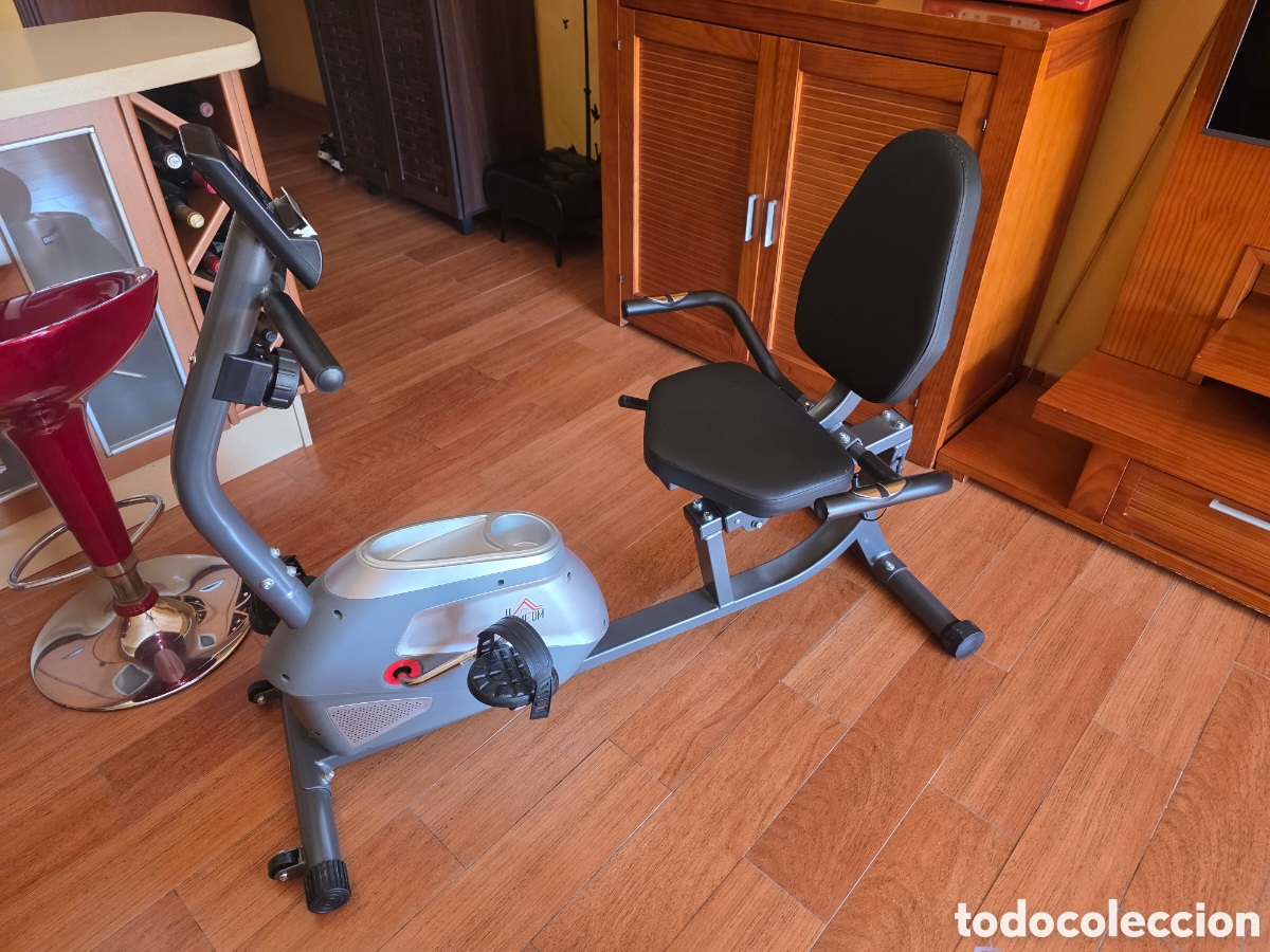 Segunda mano: Bicicleta est&aacute;tica reclinada HOMCOM. - Foto 6
