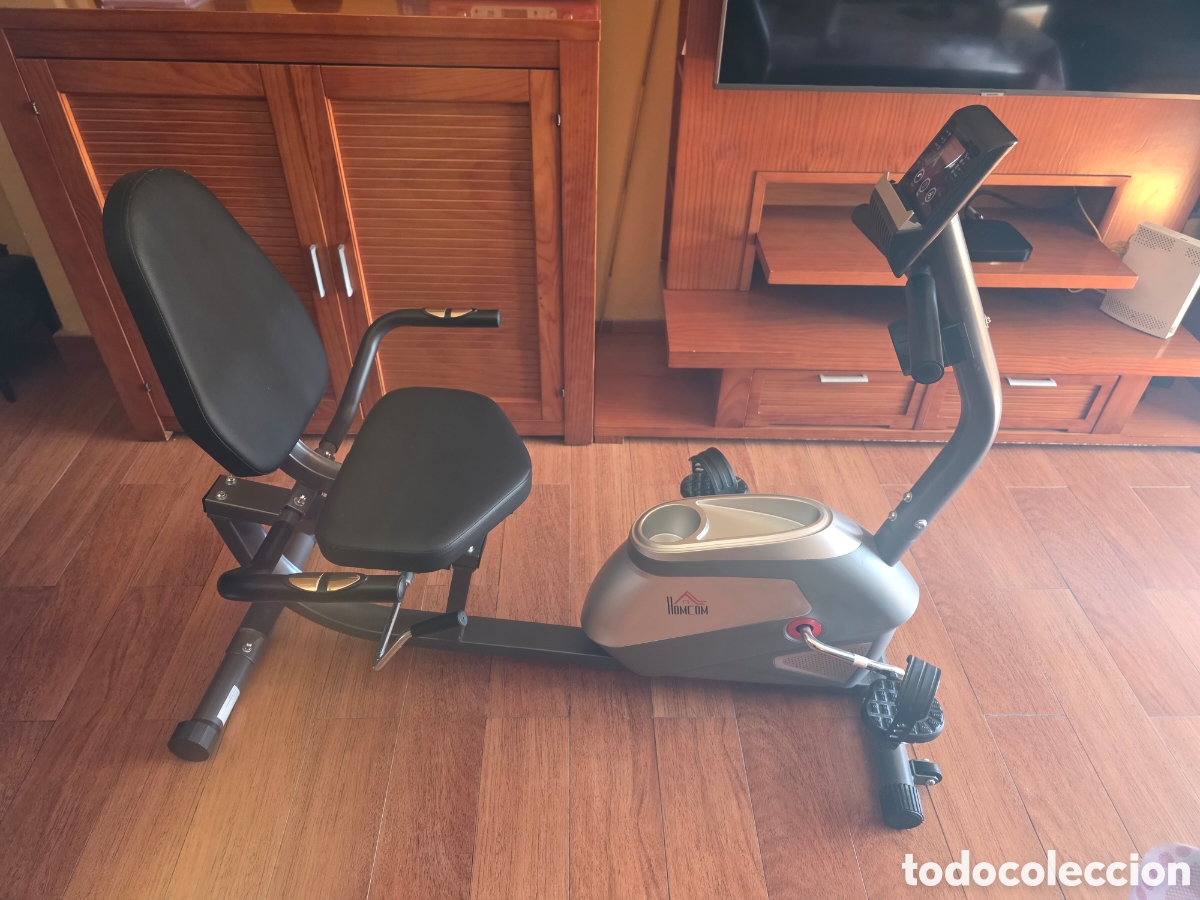 Segunda mano: Bicicleta est&aacute;tica reclinada HOMCOM. - Foto 1