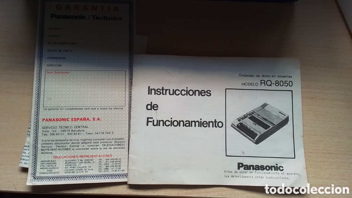 Segunda mano: PANASONIC, CASSETTE DATE RECORDER RQ 8050 - Foto 2