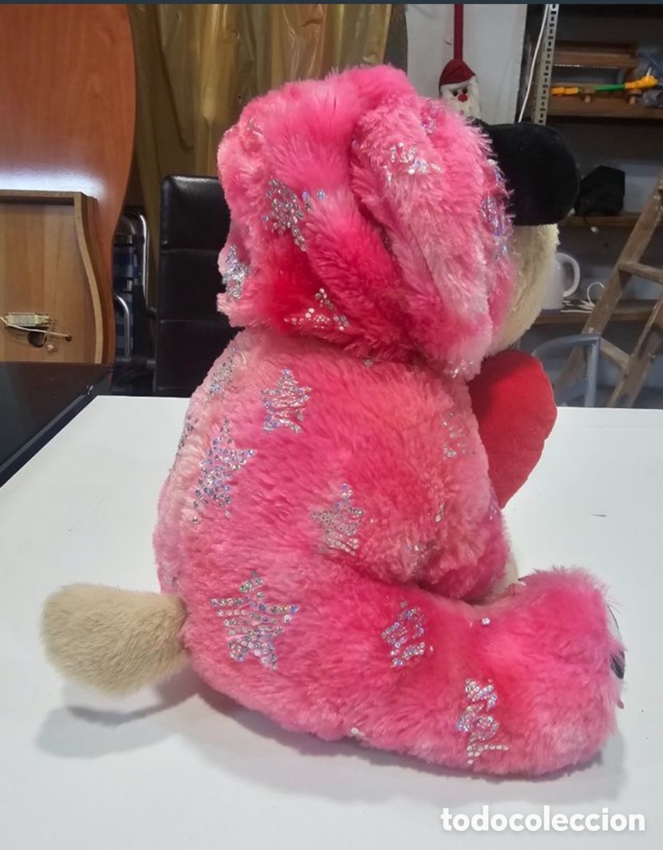 Segunda mano: Peluche de bulldog, coraz&oacute;n rojo - Foto 4