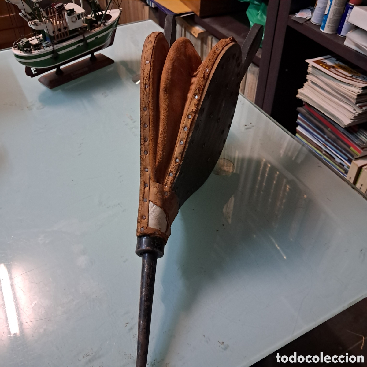 Segunda mano: Fuelle antiguo de chimenea funciona perfectamente - Foto 2