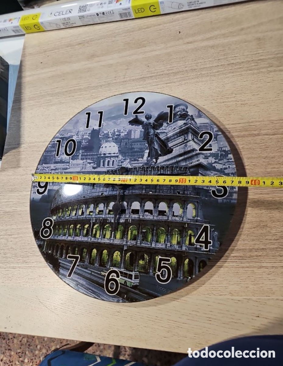 Segunda mano: Reloj de pared del Coliseo de Roma - Foto 3