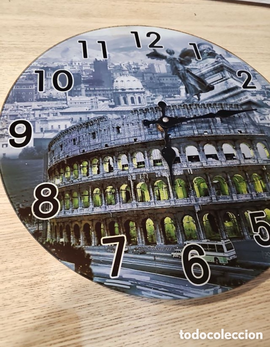 Segunda mano: Reloj de pared del Coliseo de Roma - Foto 5