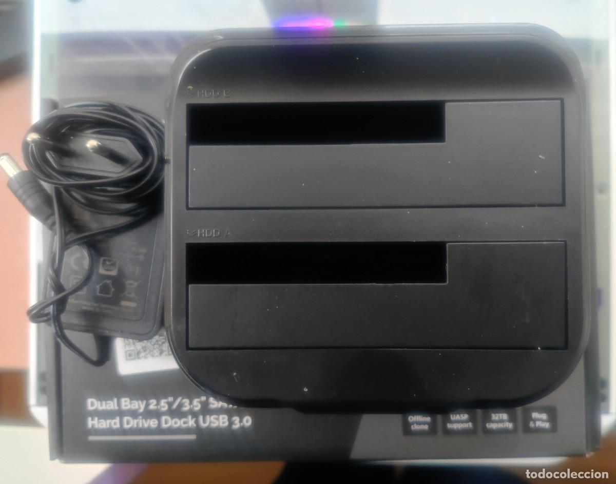 Segunda mano: Estaci&oacute;n Dock Dual HDD SATA USB 3.0 - Foto 3