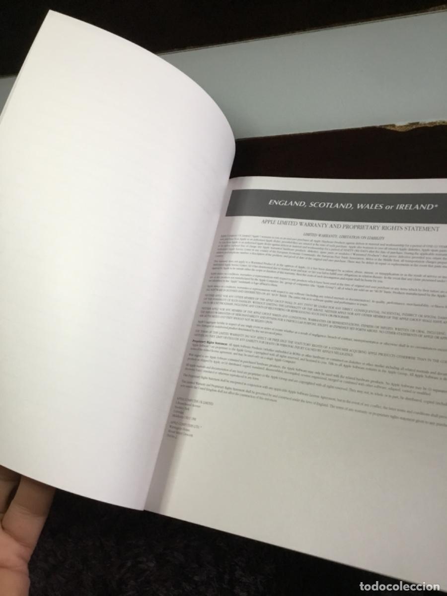 Segunda mano: Garant&iacute;a apple , varios idiomas , antiguo documento - Foto 3