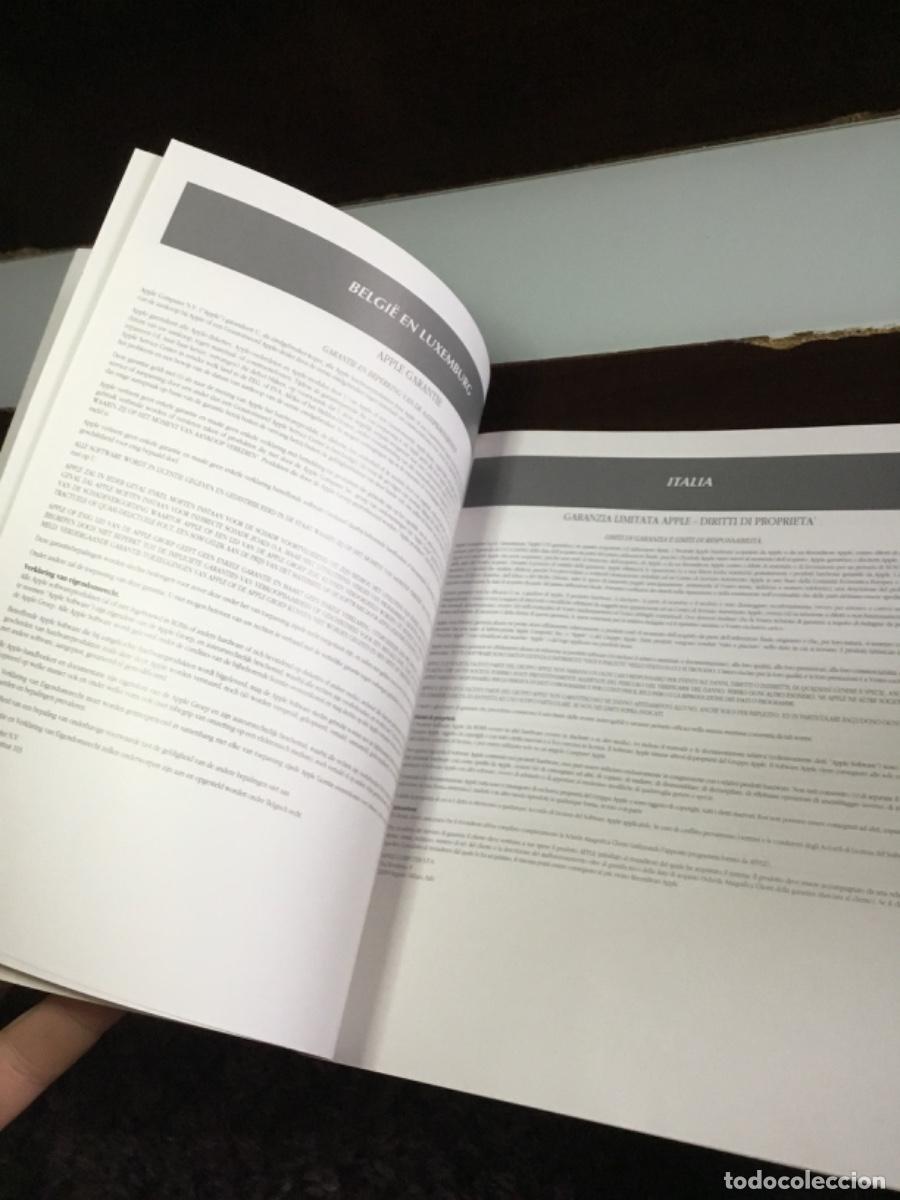 Segunda mano: Garant&iacute;a apple , varios idiomas , antiguo documento - Foto 4