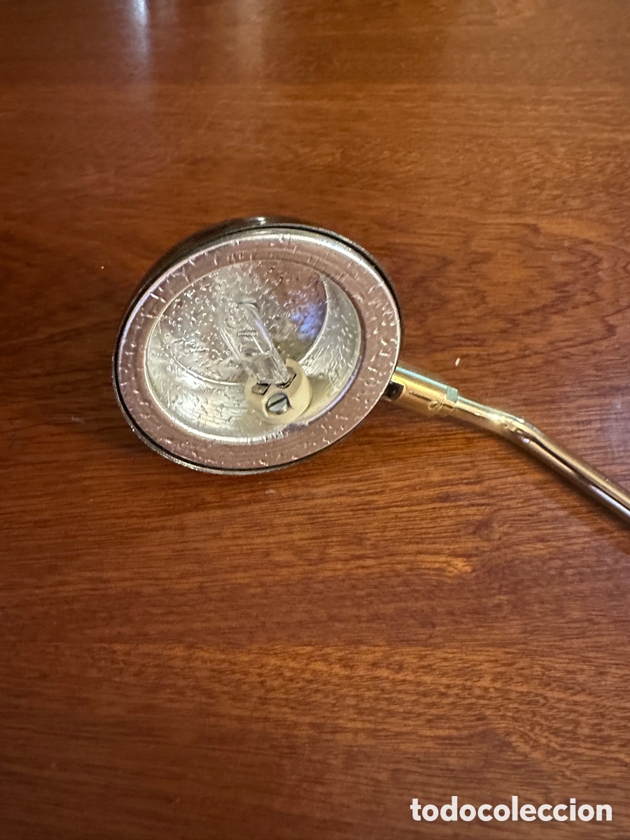 Segunda mano: L&aacute;mpara de mesa metal negro dorado - Foto 6