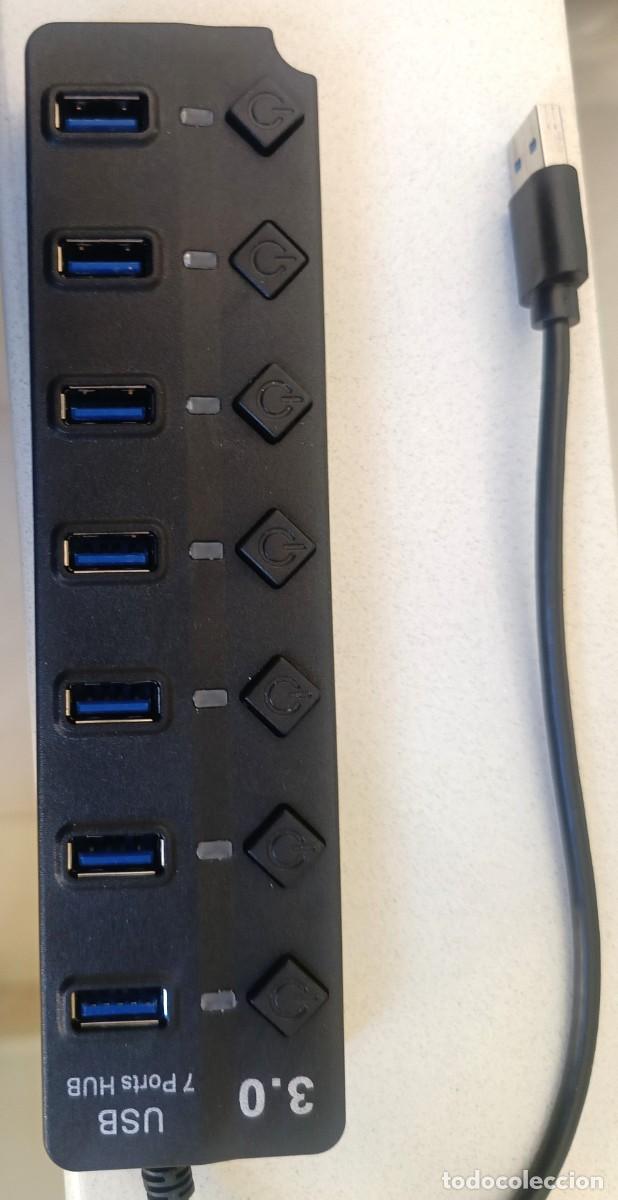 Segunda mano: Hub USB 3.0 de 7 puertos - Foto 1
