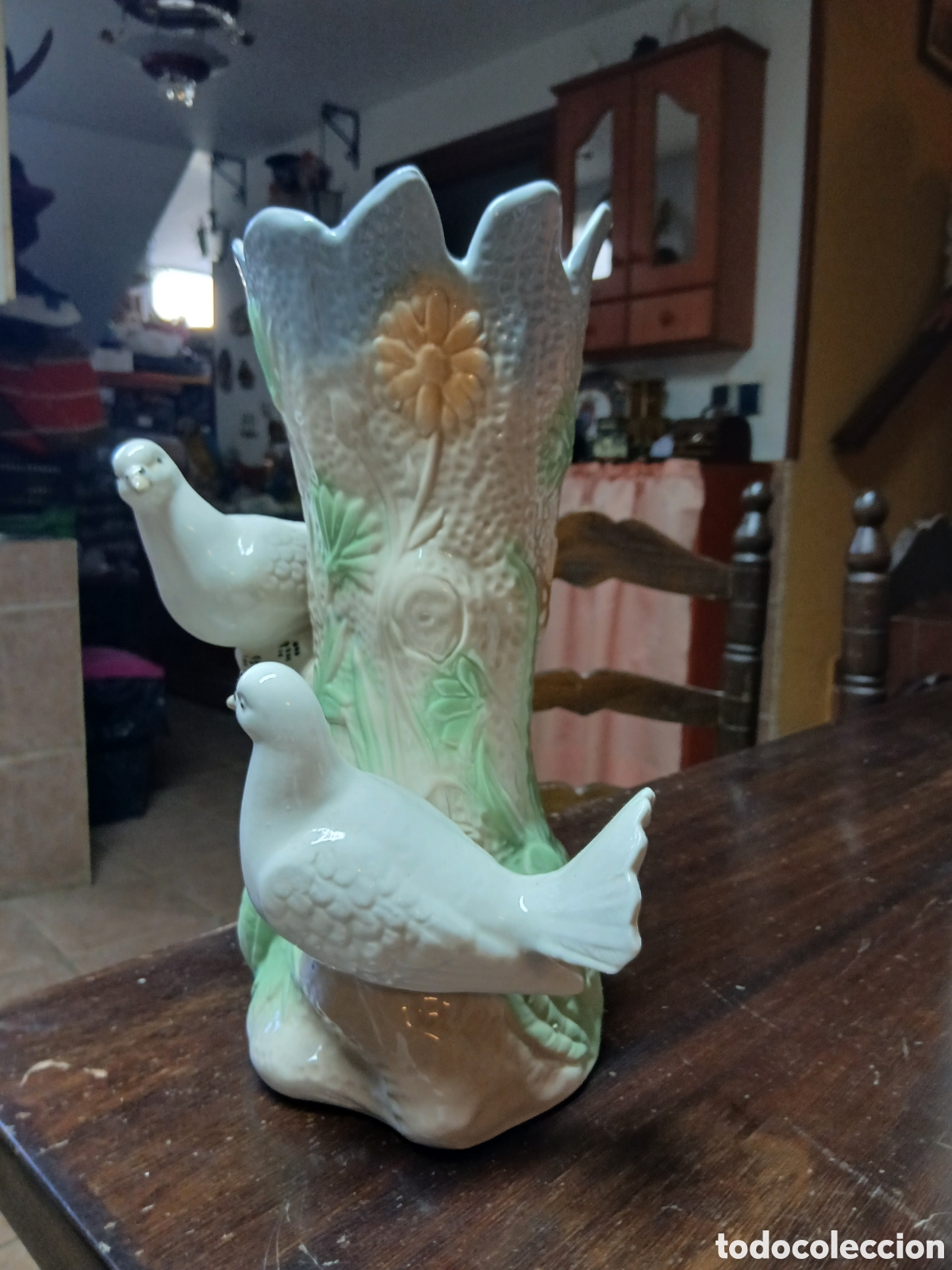 Segunda mano: Antiguo jarr&oacute;n de palomas - Foto 2