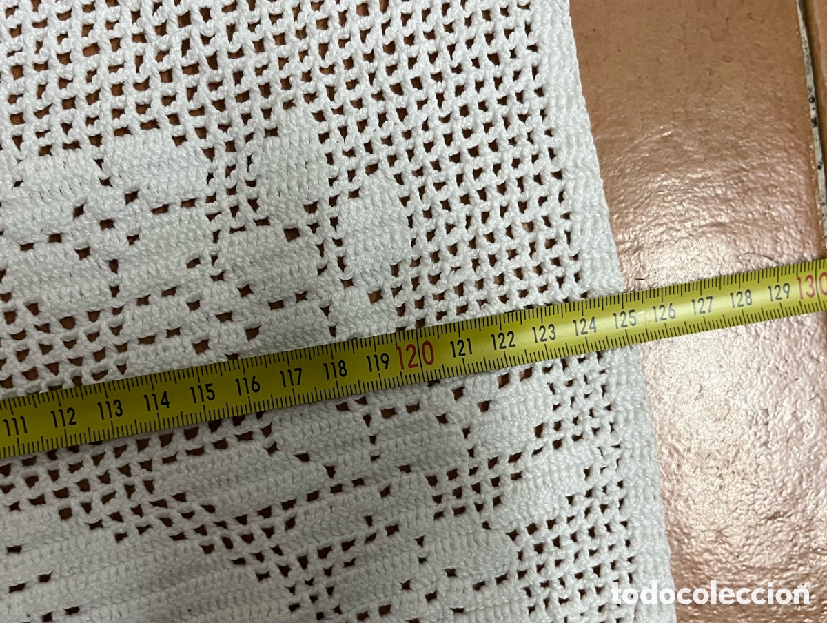 Segunda mano: Cenefa de ganchillo para sof&aacute; - Foto 4