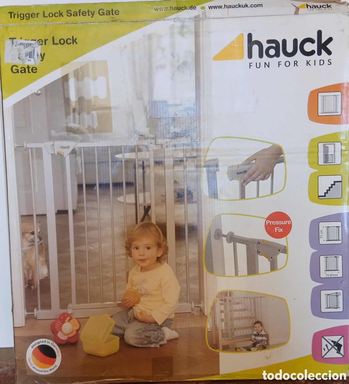 Segunda mano: Barrera seguridad infantil, con puerta - Foto 3
