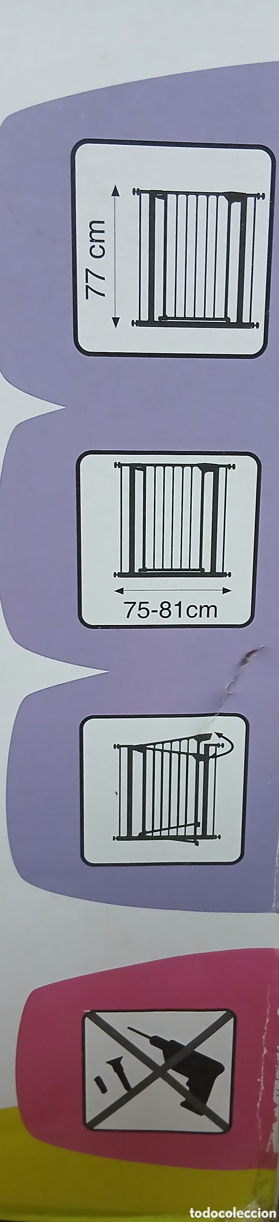 Segunda mano: Barrera seguridad infantil, con puerta - Foto 4