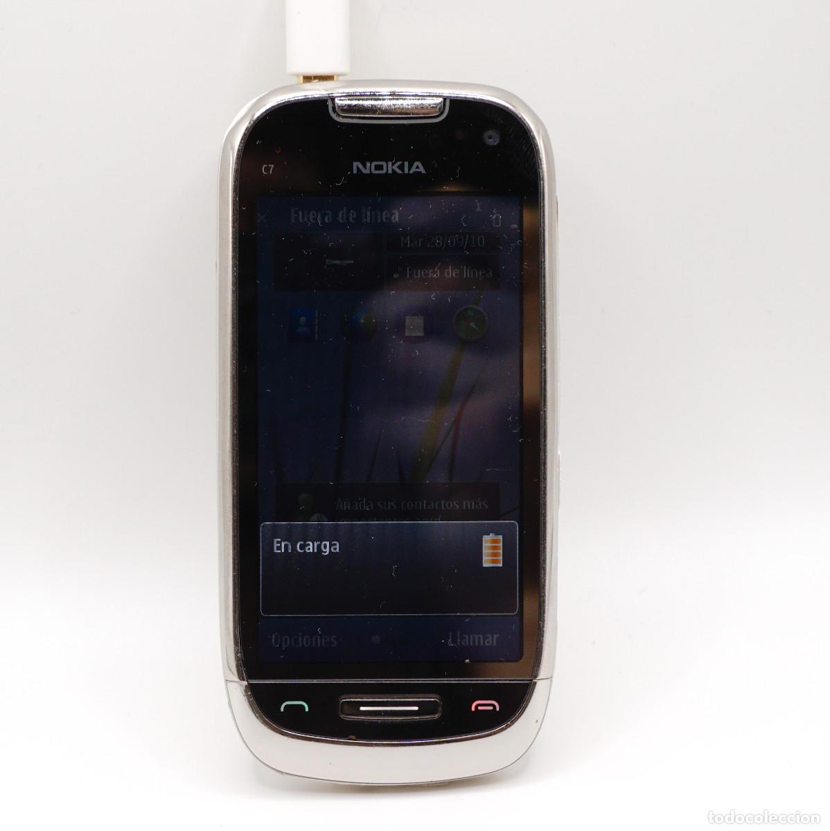 Segunda mano: Tel&eacute;fono Nokia C7 Plateado - Foto 3