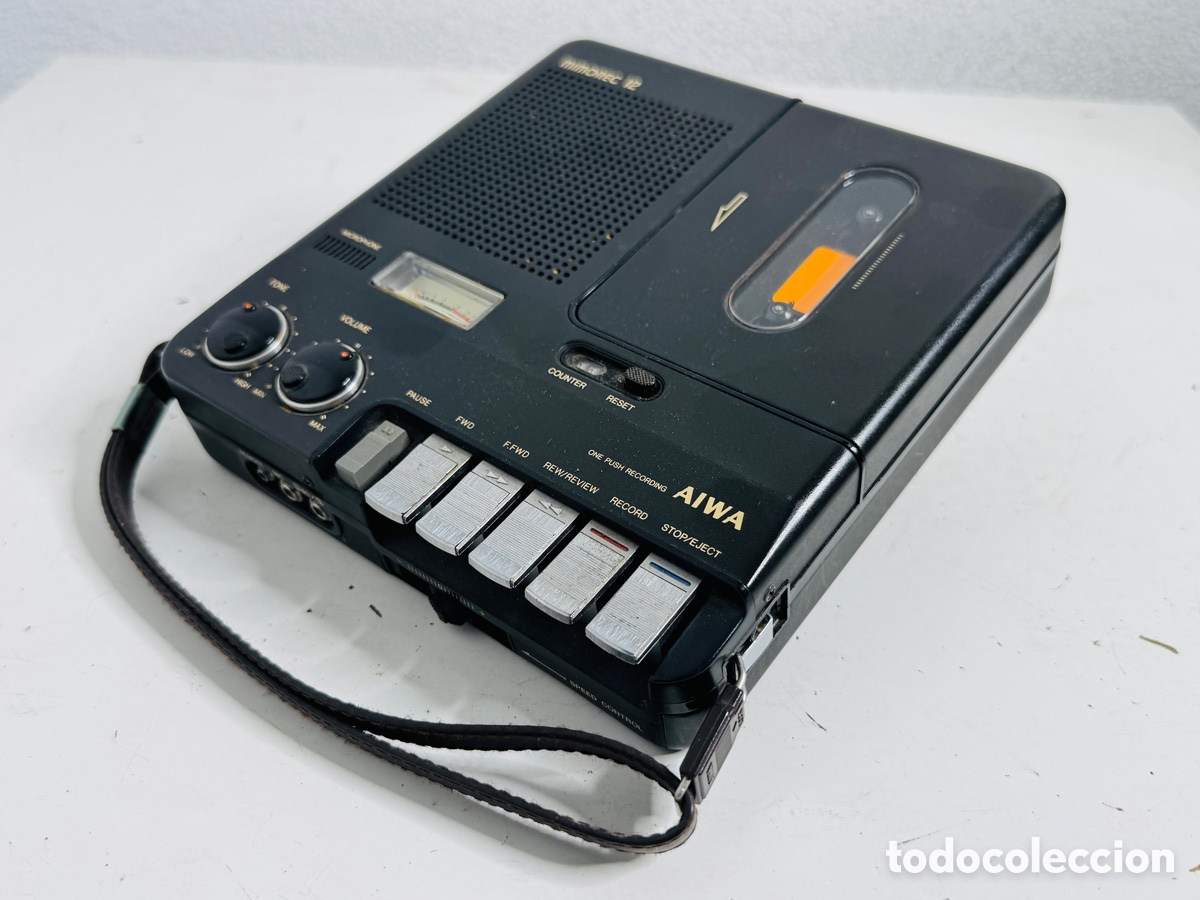 Segunda mano: Aiwa Mimorec 12 TP-12 Vintage Variable Speed Control Tape Recorder - NEEDS BELT - Foto 8