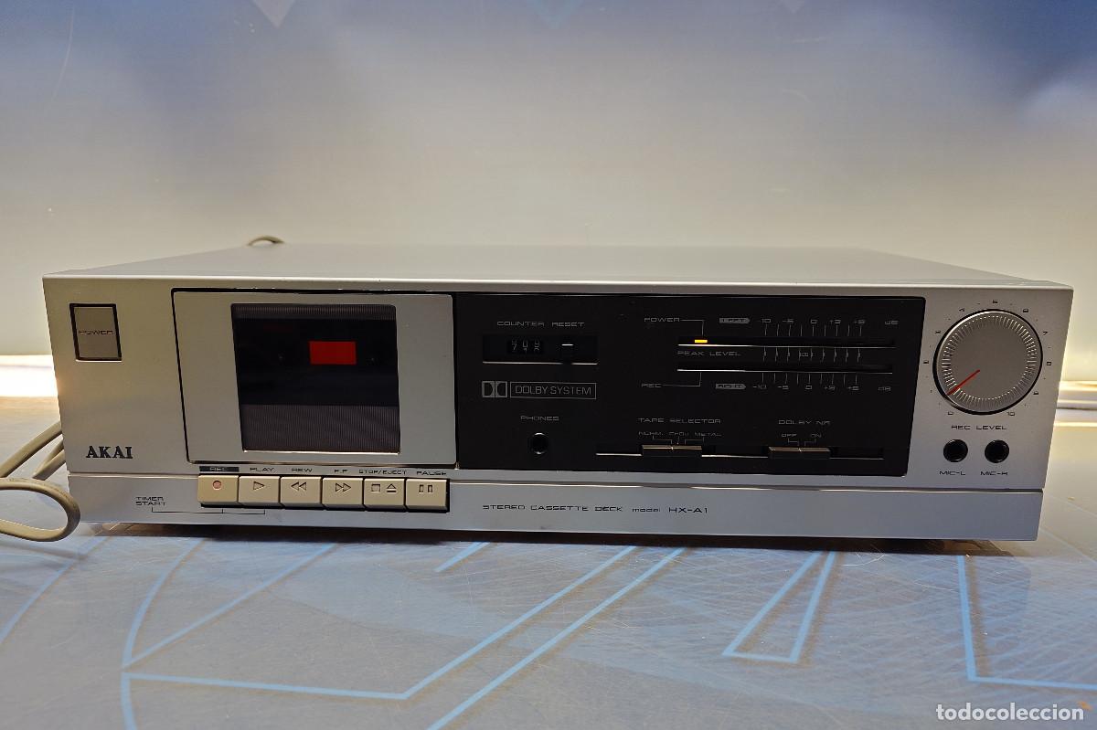 Segunda mano: Akai HX-A1 Cassette Deck Vintage Plata - Foto 1