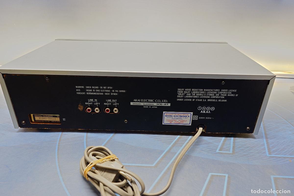 Segunda mano: Akai HX-A1 Cassette Deck Vintage Plata - Foto 9