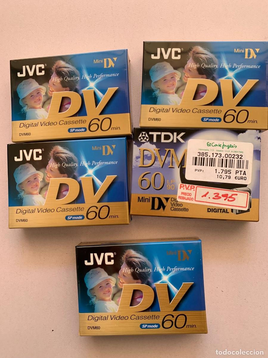 Segunda mano: Lote de 5 casetes digital v&iacute;deo 60 min. - Foto 1