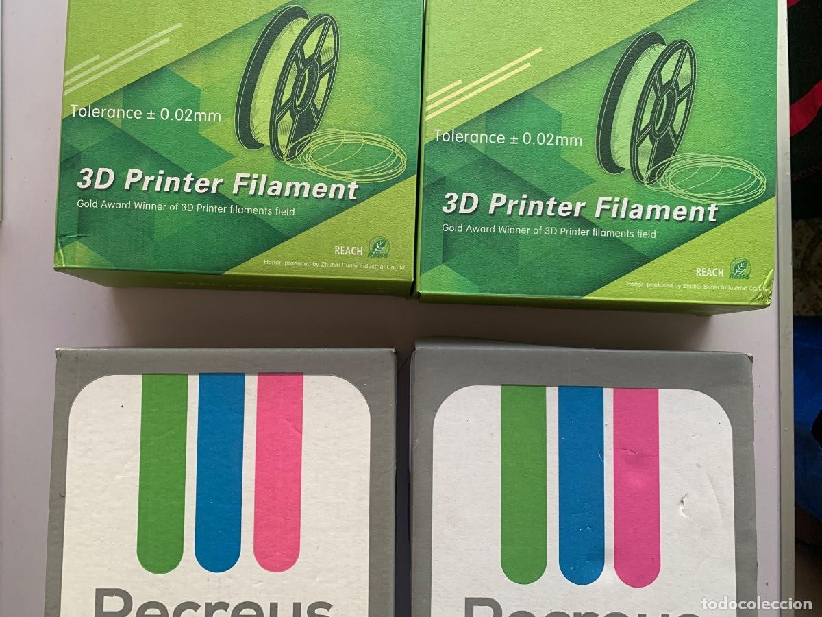 Segunda mano: Lote de 7 rollos de filamentos el&aacute;sticos para impresora 3D - Foto 3