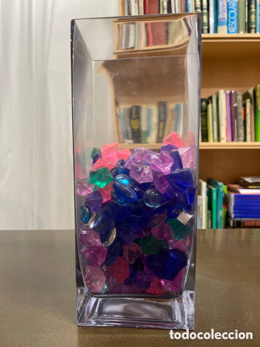 Segunda mano: Jarr&oacute;n de cristal Centro de mesa multicolor - Foto 3
