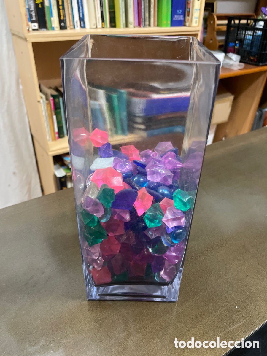 Segunda mano: Jarr&oacute;n de cristal Centro de mesa multicolor - Foto 1