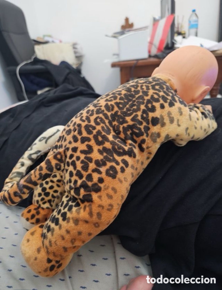 Segunda mano: Mu&ntilde;eco, beb&eacute; leopardo Anne Geddes - Foto 3