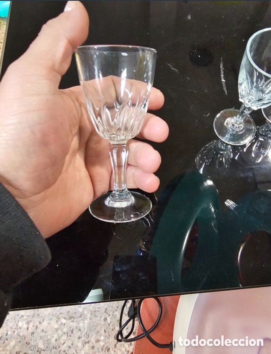 Segunda mano: Lote de 3 copas cristal licor - Foto 3