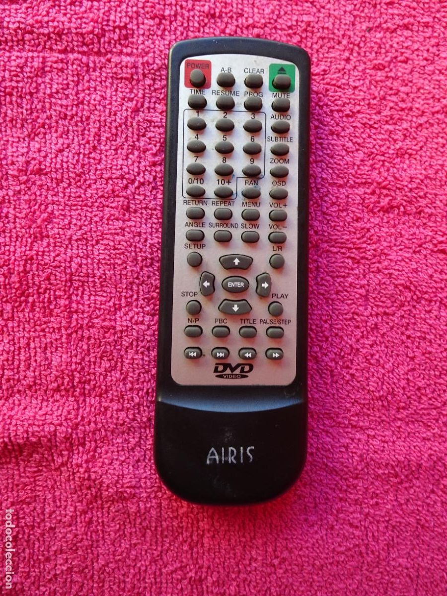 Segunda Mano: mando a distancia jx-2022 original del reproductor airis L 120 funcionando