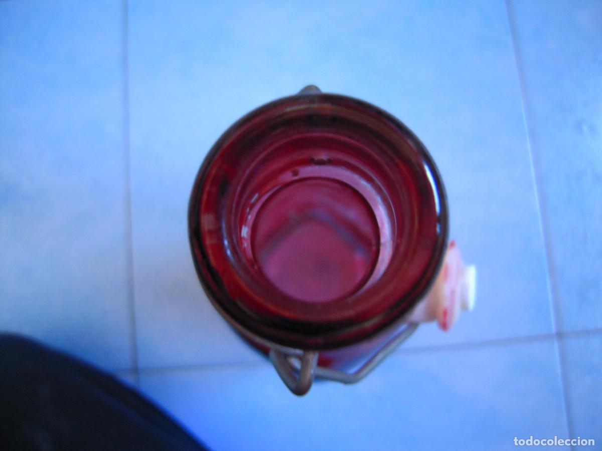 Segunda mano: Botella de vidrio rellenable roja - Foto 7