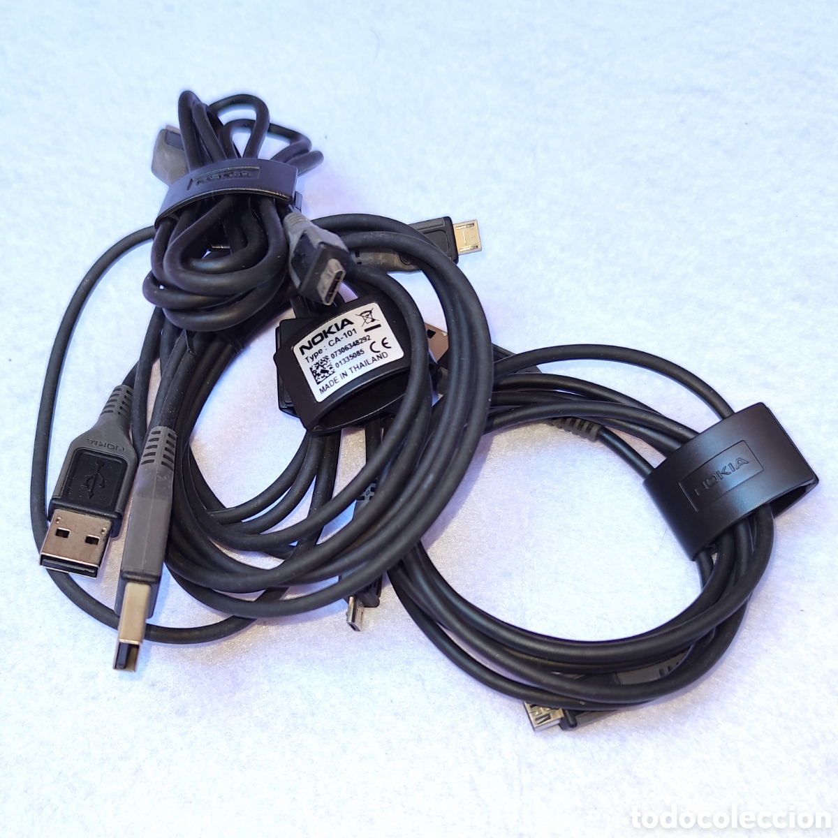 Segunda mano: Lote 6 cables USB A a Mini y Micro Nokia BlackBerry - Foto 3