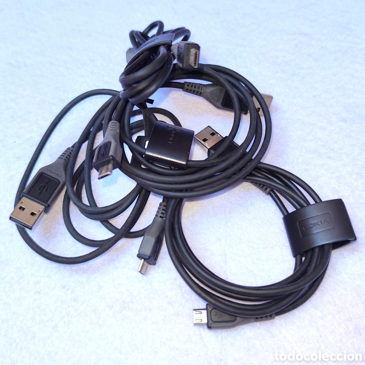 Segunda mano: Lote 6 cables USB A a Mini y Micro Nokia BlackBerry - Foto 4