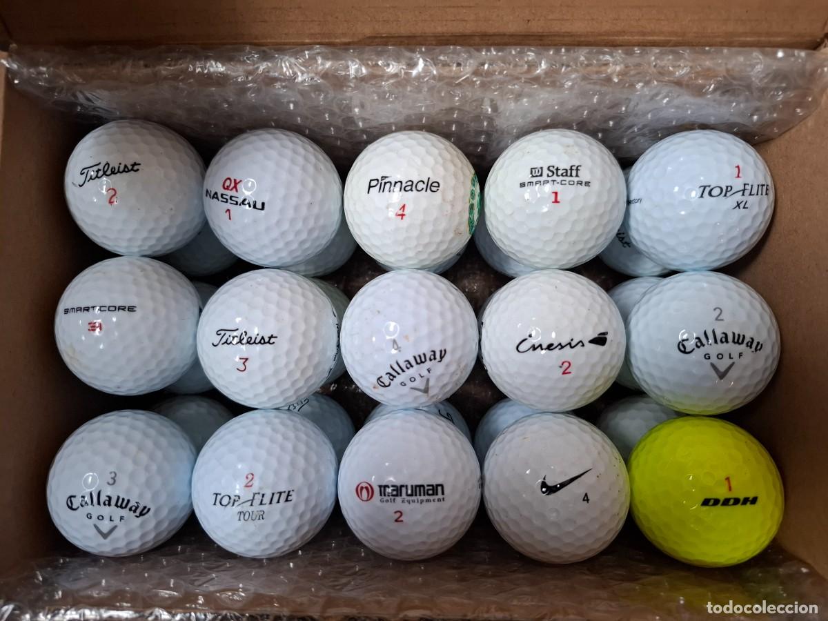 Segunda Mano: Lote de 30 bolas de golf usadas en magn&iacute;fico estado.