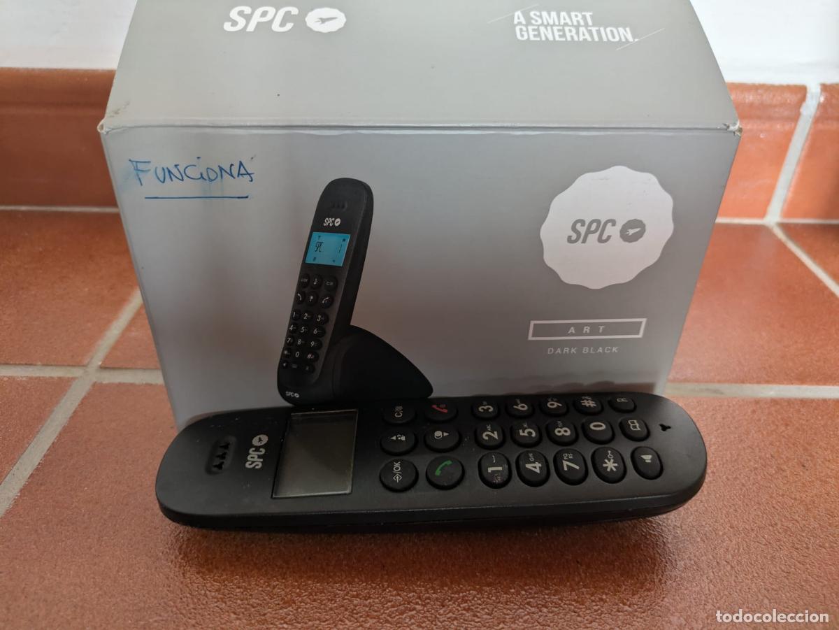 Segunda Mano: Tel&eacute;fono inal&aacute;mbrico SPC Dark Black. En buen estado.
